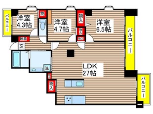 アドバンス新検見川の物件間取画像